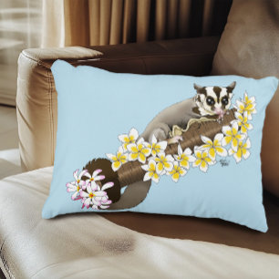 Sugar Glider Schattige Floral Accent Kussen