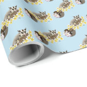 Sugar Glider Schattige Floral Cadeaupapier (Rol Hoek)