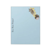 Sugar Glider Schattige Floral Notitieblok (Linkerzijde)