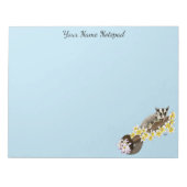 Sugar Glider Schattige Floral Notitieblok (Voorkant)