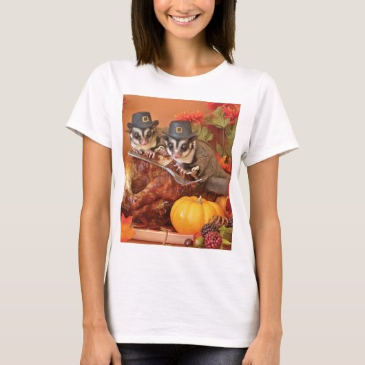 Sugar Glider  Thanksgiving T-shirt (Voorkant)