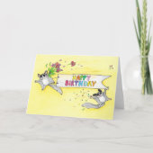 Sugar Gliders Happy Birthday-groet Kaart (Voorkant)