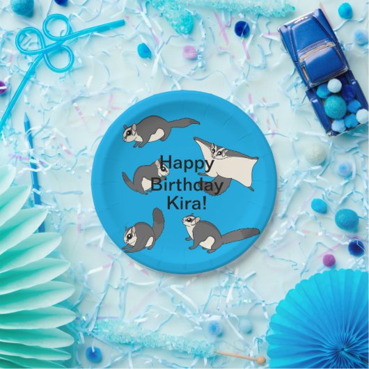 Sugar Gliders Verjaardag Papieren Bordje (Feest)