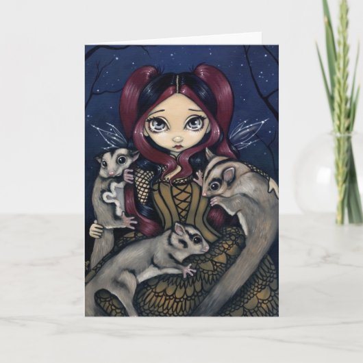 "Sugar Gliders"-Wenskaart Kaart (Voorkant)