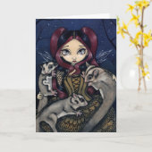 "Sugar Gliders"-Wenskaart Kaart (Gele Bloem)