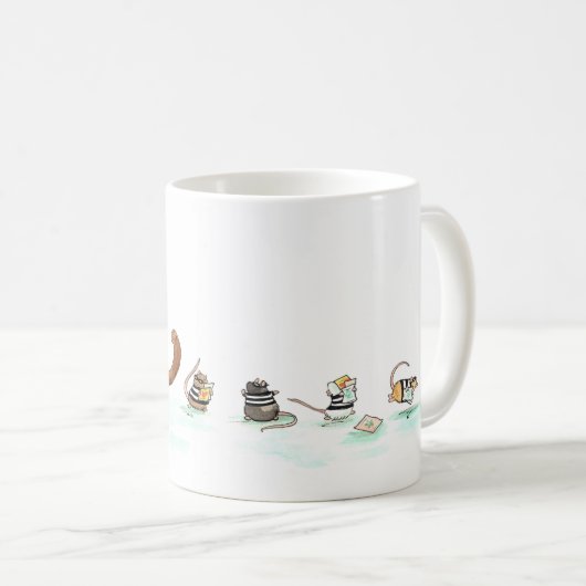 Sugar Heist Classic White Mok (Voorkant rechts)