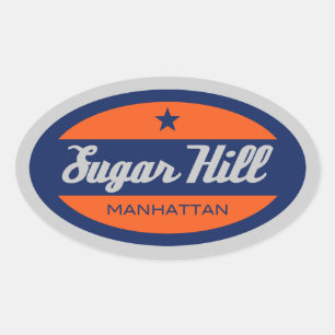 Sugar Hill Ovale Sticker