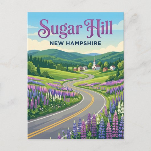 Sugar Hill USA Briefkaart (Voorkant)