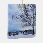 Sugar House Park Winter Keramisch Ornament (Rechts)