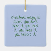 Sugar House Park Winter Keramisch Ornament (Achterkant)