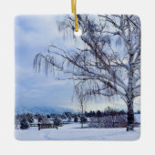 Sugar House Park Winter Keramisch Ornament (Voorkant)