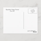  Sugar Loaf Rock Mackinac Briefkaart (Achterkant)