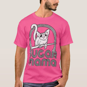 Sugar Mama Funny Sugar Glider Mom Zwart Klein T-shirt