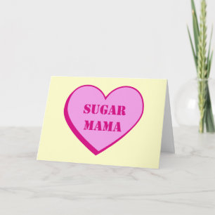 Sugar Mama Valentijnsdag Card Feestdagen Kaart