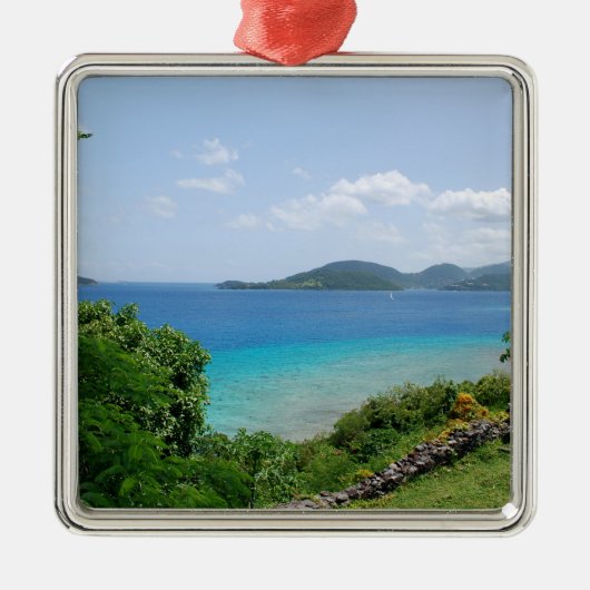 Sugar Mill, St. John Island, USVI Metalen Ornament (Voorkant)