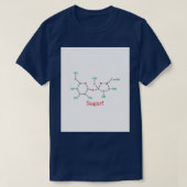 Sugar Molecule Grafisch T-shirt (Design voorkant)