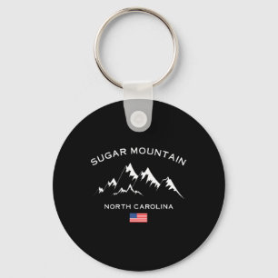 Sugar Mountain North Carolina Ski Resort Skiën So Sleutelhanger