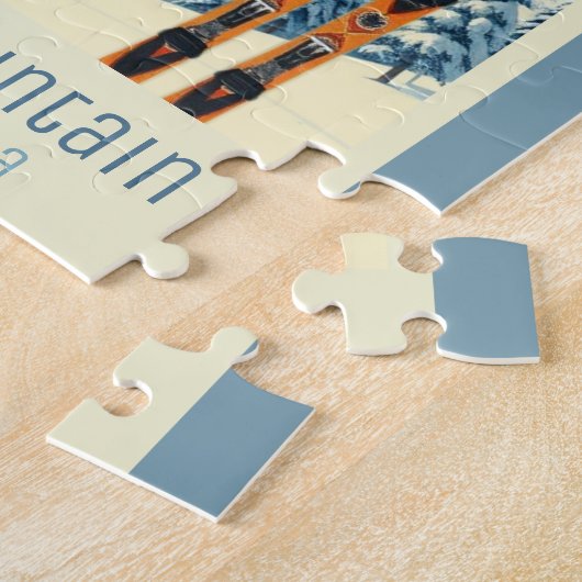 Sugar Mountain North Carolina ski vacation game Legpuzzel (Zijkant)