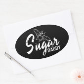 Sugar Papa Ovale Sticker (Envelop)