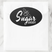 Sugar Papa Ovale Sticker (Tas)