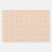 Sugar Pink Spring Groene Ster Baby Meisjes Verjaar Inpakpapier Vel (Voorkant 2)