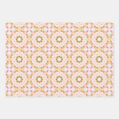 Sugar Pink Spring Groene Ster Baby Meisjes Verjaar Inpakpapier Vel (Voorkant)