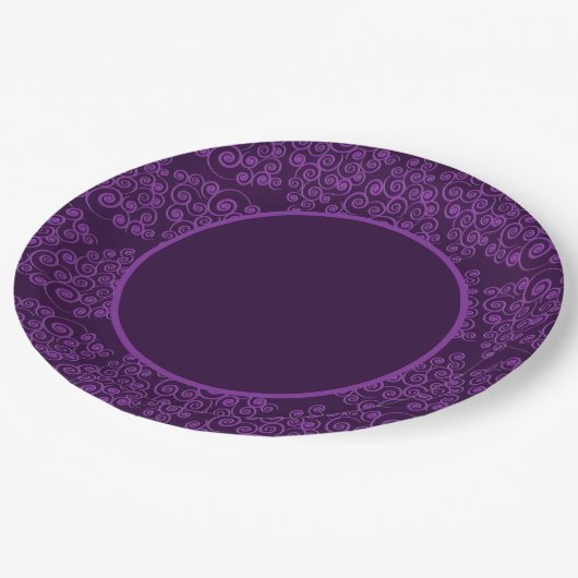 Sugar Plum CurlyQue kerstboom Papieren Bordje (Gekanteld)