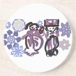 Sugar plum dance  zandsteen onderzetter