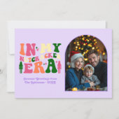 Sugar Plum Dream My Nutcracker Era Christmas Photo Feestdagenkaart (Voorkant)