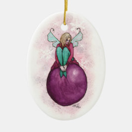 Sugar Plum Faery van Mary Layton Keramisch Ornament