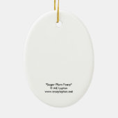 Sugar Plum Faery van Mary Layton Keramisch Ornament (Achterkant)