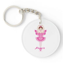 Sugar Plum Fairy Acryl Sleutelhanger