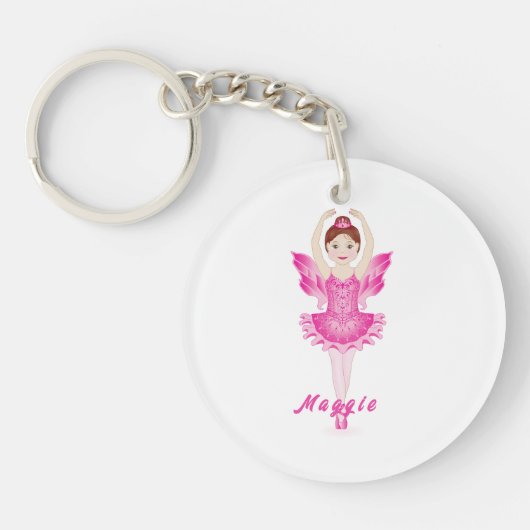 Sugar Plum Fairy Acryl Sleutelhanger (Voorkant)