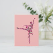 Sugar Plum Fairy Ballerina Briefkaart (Staand voorkant)