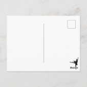 Sugar Plum Fairy Ballerina Briefkaart (Achterkant)