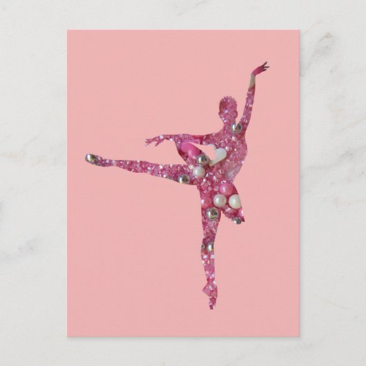 Sugar Plum Fairy Ballerina Briefkaart (Voorkant)
