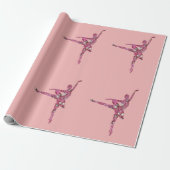 Sugar Plum Fairy Ballerina Cadeaupapier (Uitgerold)