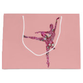 Sugar Plum Fairy Ballerina dubbelzijdig Groot Cadeauzakje (Voorkant)