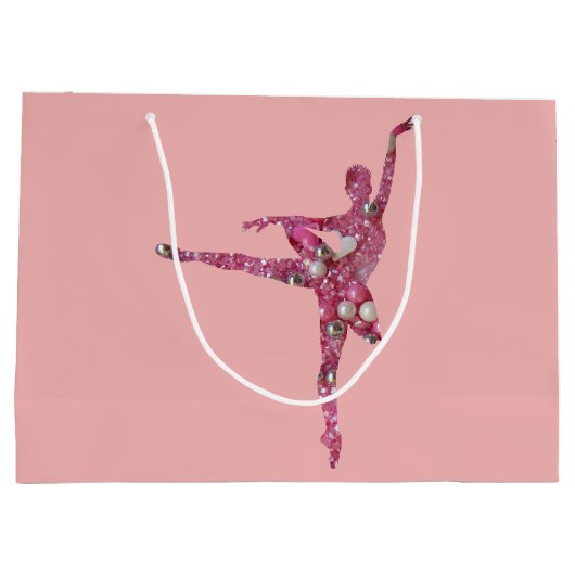 Sugar Plum Fairy Ballerina dubbelzijdig Groot Cadeauzakje (Achterkant)