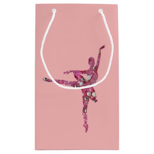 Sugar Plum Fairy Ballerina dubbelzijdig Klein Cadeauzakje (Achterkant)