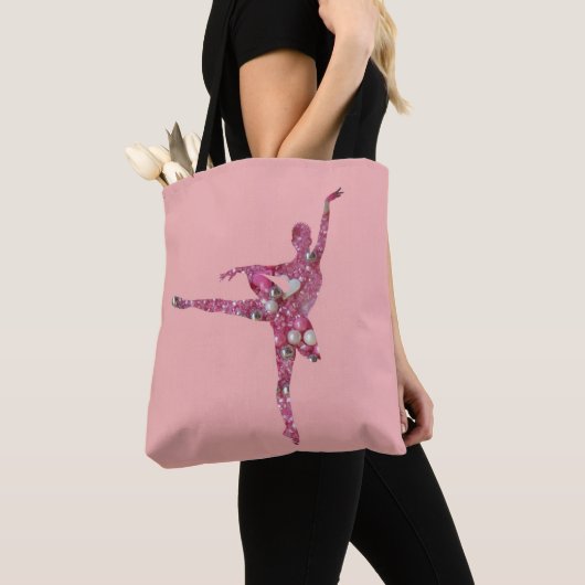 Sugar Plum Fairy Ballerina dubbelzijdig Tote Bag (Dichtbij)