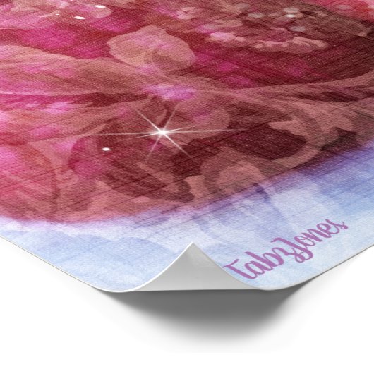 Sugar Plum Fairy Ballerina Fantasy Art Poster (Hoek)