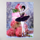 Sugar Plum Fairy Ballerina Fantasy Art Poster (Voorkant)