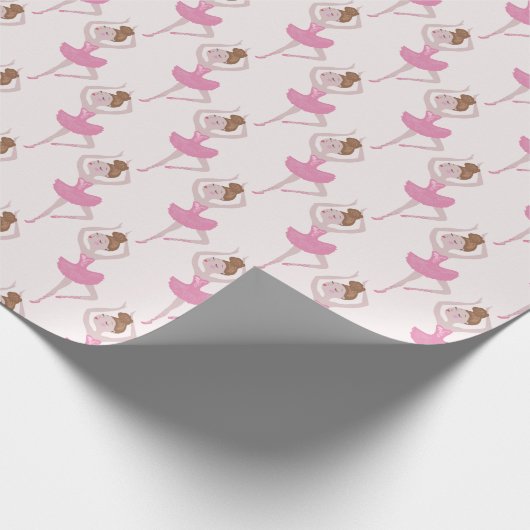 Sugar Plum Fairy Ballerina Nutkraker Ballet Cadeaupapier (Hoek)