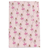 Sugar Plum Fairy Ballerina Nutkraker Ballet Medium Cadeauzakje (Voorkant)