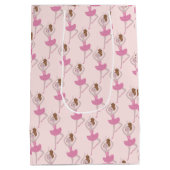 Sugar Plum Fairy Ballerina Nutkraker Ballet Medium Cadeauzakje (Achterkant)