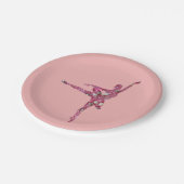 Sugar Plum Fairy Ballerina Papieren Bordje (Gekanteld)