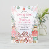 Sugar Plum Fairy en Gingerbread House Verjaardag Kaart (Staand voorkant)