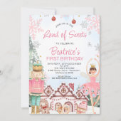 Sugar Plum Fairy Gingerbrood House Birthday Kaart (Voorkant)