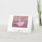 Sugar Plum Fairy Greeting Card Kaart (Achterkant)
